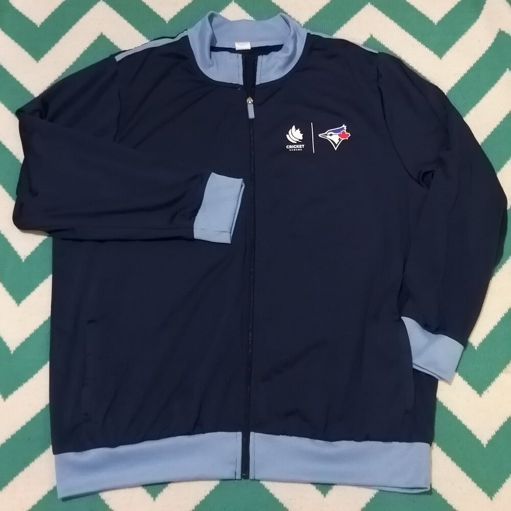 2025 Toronto Blue Jays x Cricket Canada Warm-Up Jacket, NWOT